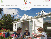 Tablet Screenshot of campingaugredesvents.com